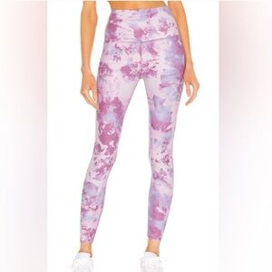 Beyond yoga Purple Tie-Dye Leggings Size Medium